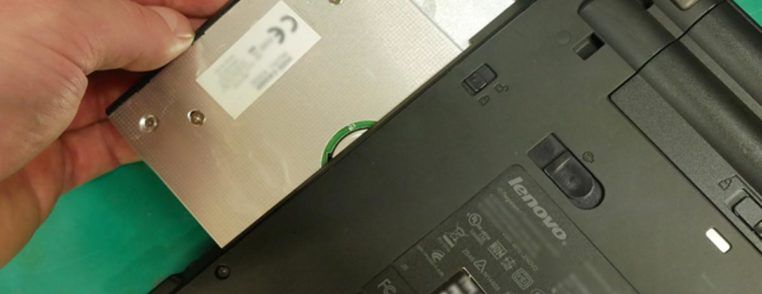 dodatkowy dysk w laptopie Lenovo T410