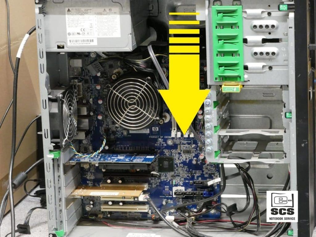 Wymiana dysku twardego na SSD w komputerze stacjonarnym HP Z200 4